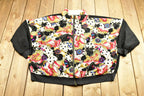 Vintage 1990s Silver Threads All Over Print Windbreaker
