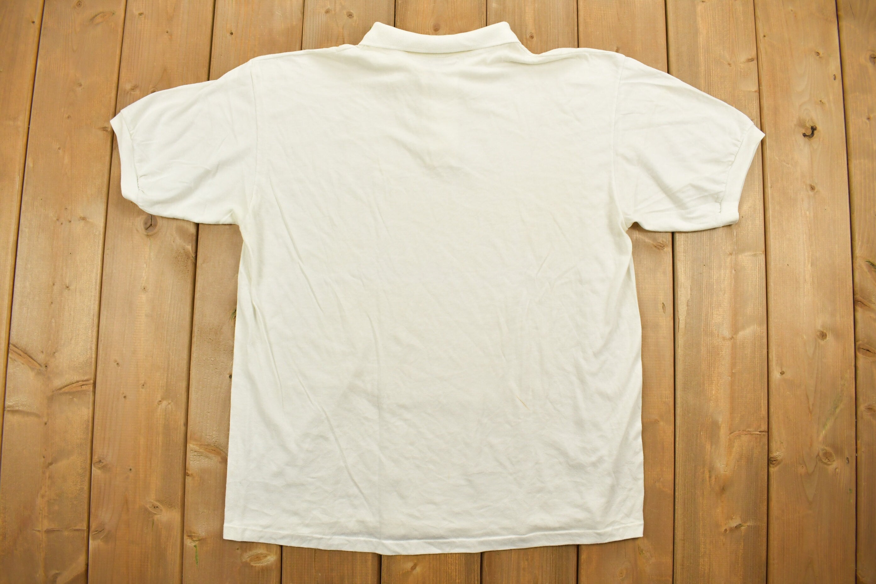 Vintage 1990s Clear Water Beach Florida Souvenir Polo Shirt