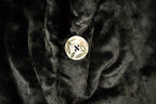 Vintage 1970s Full Length Black Trench Coat