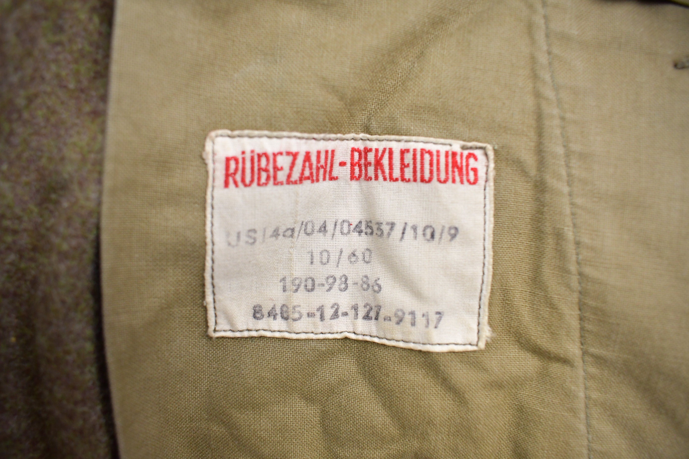 Vintage 1960s Rübezahl Bekleidung Military Wool Cargo Pocket Pants  Streetwear  European Vintage  Military Pants  Vintage Cargos