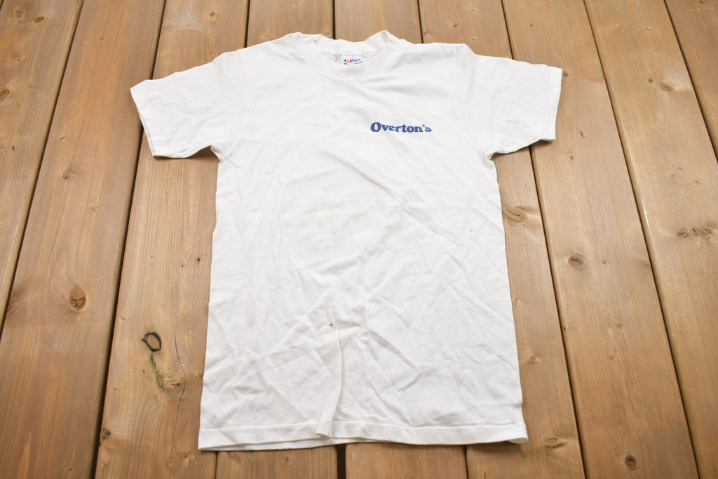 Vintage 1980s Hanes Overton Graphic T-Shirt