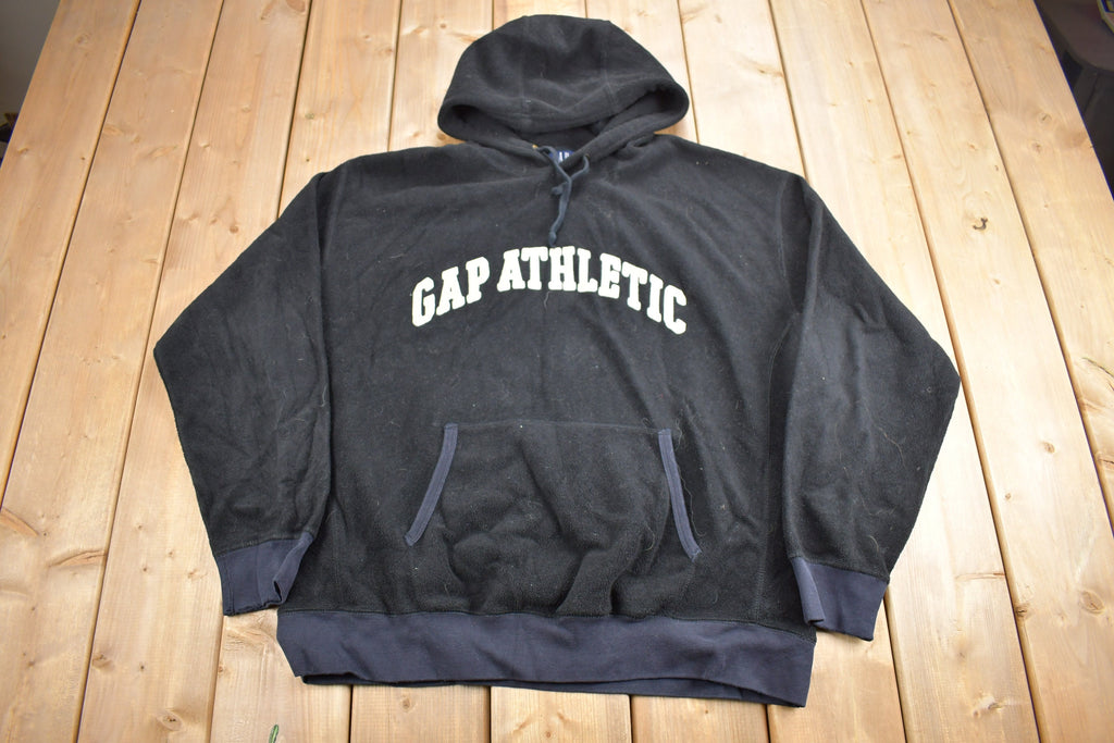 Vintage 1990s GAP Embroidered Fleece Hoodie