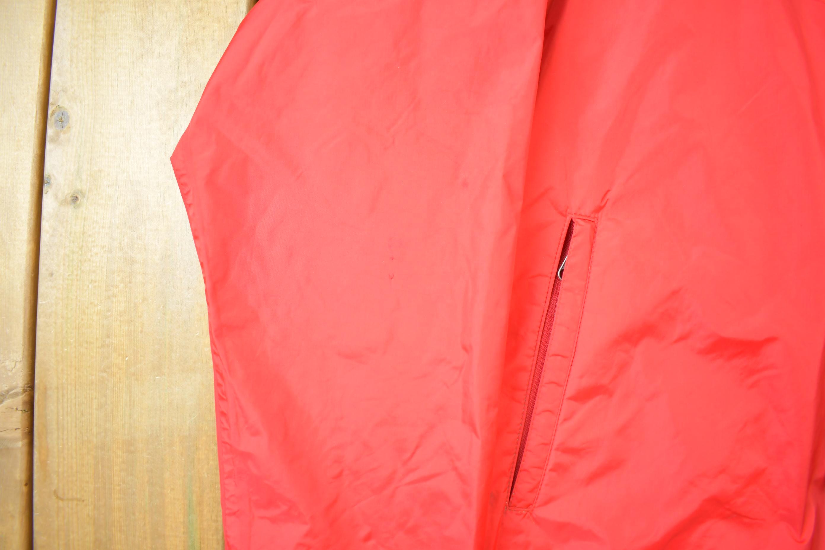 Vintage Y2k The North Flag Windbreaker Jacket Made In USA