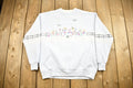 Vintage 1990s Morning Sun Cute Snowman Theme Crewneck Sweater