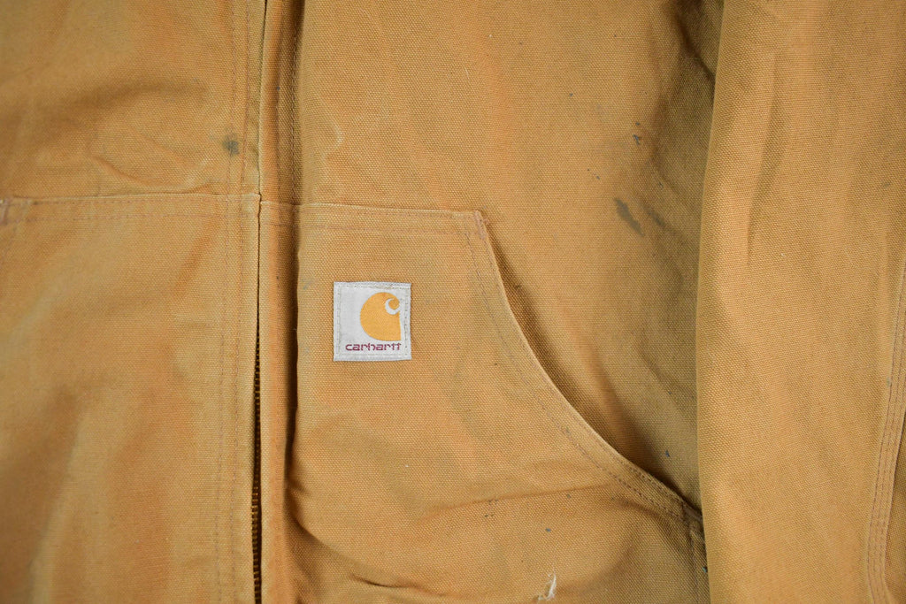 Vintage 1990s Carhartt Hooded Jacket Men's Medium