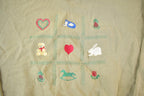 Vintage 1990s Cute Embroidered Crewneck Sweater Adult XL