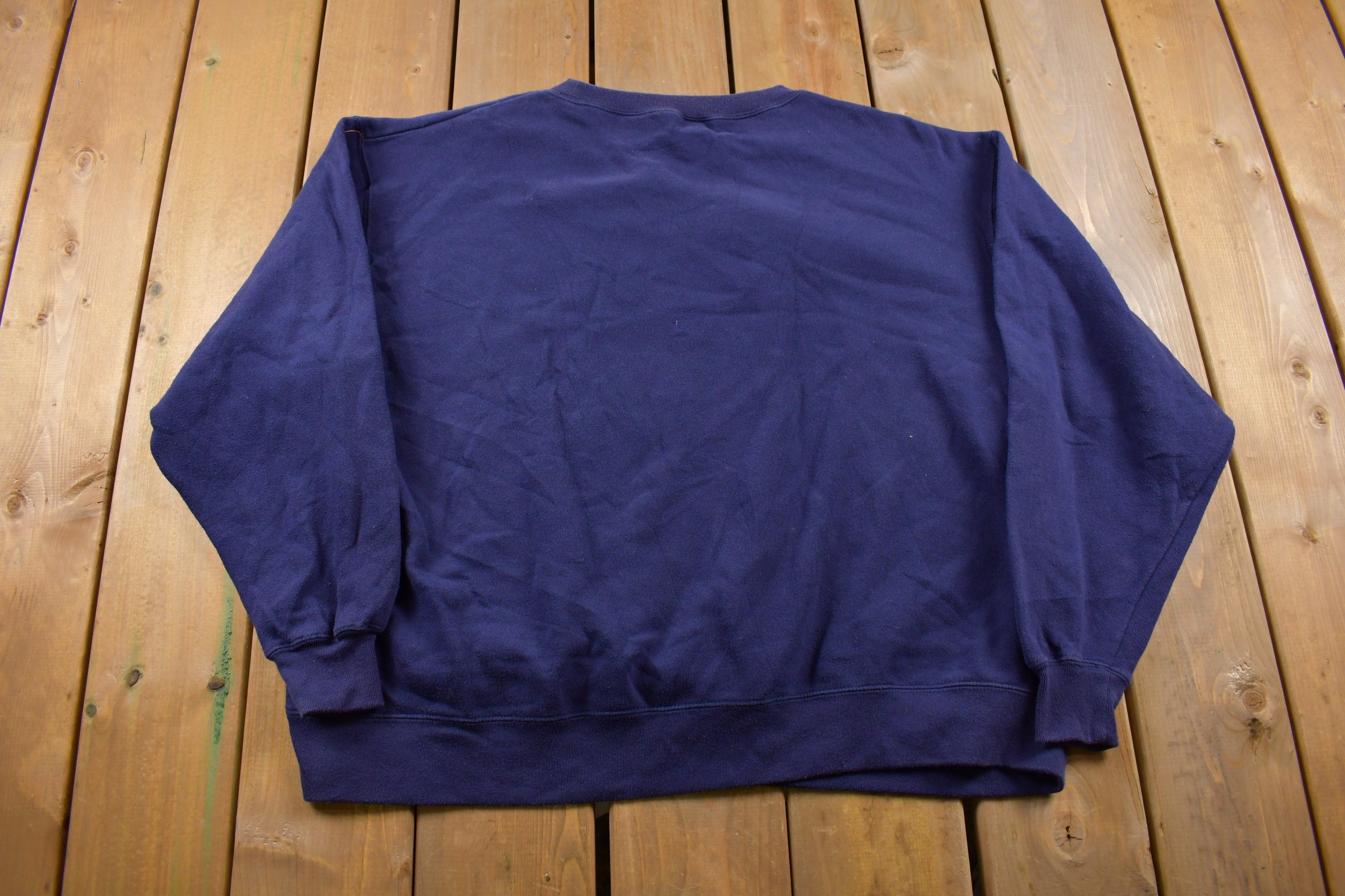 Vintage 1990s Speculation Blanks Blue Crewneck Sweatshirt
