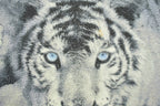 Vintage 1990s White Tiger Fleece Hoodie