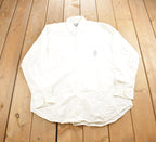 Vintage 1990s Iceberg Jeans Blank Button Up Shirt Made In Italy