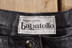 Vintage 1980's Bagatelle Leather Pants 27 x 25