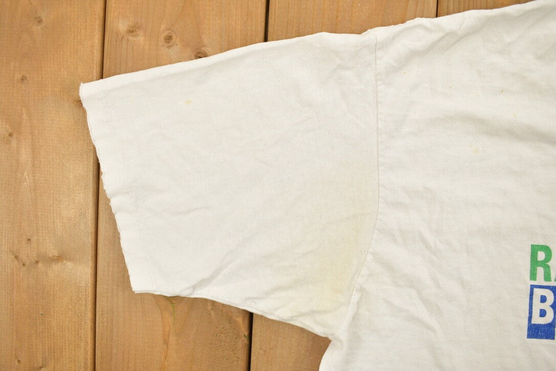 Vintage 1990s RA Badminton Club Graphic T-Shirt