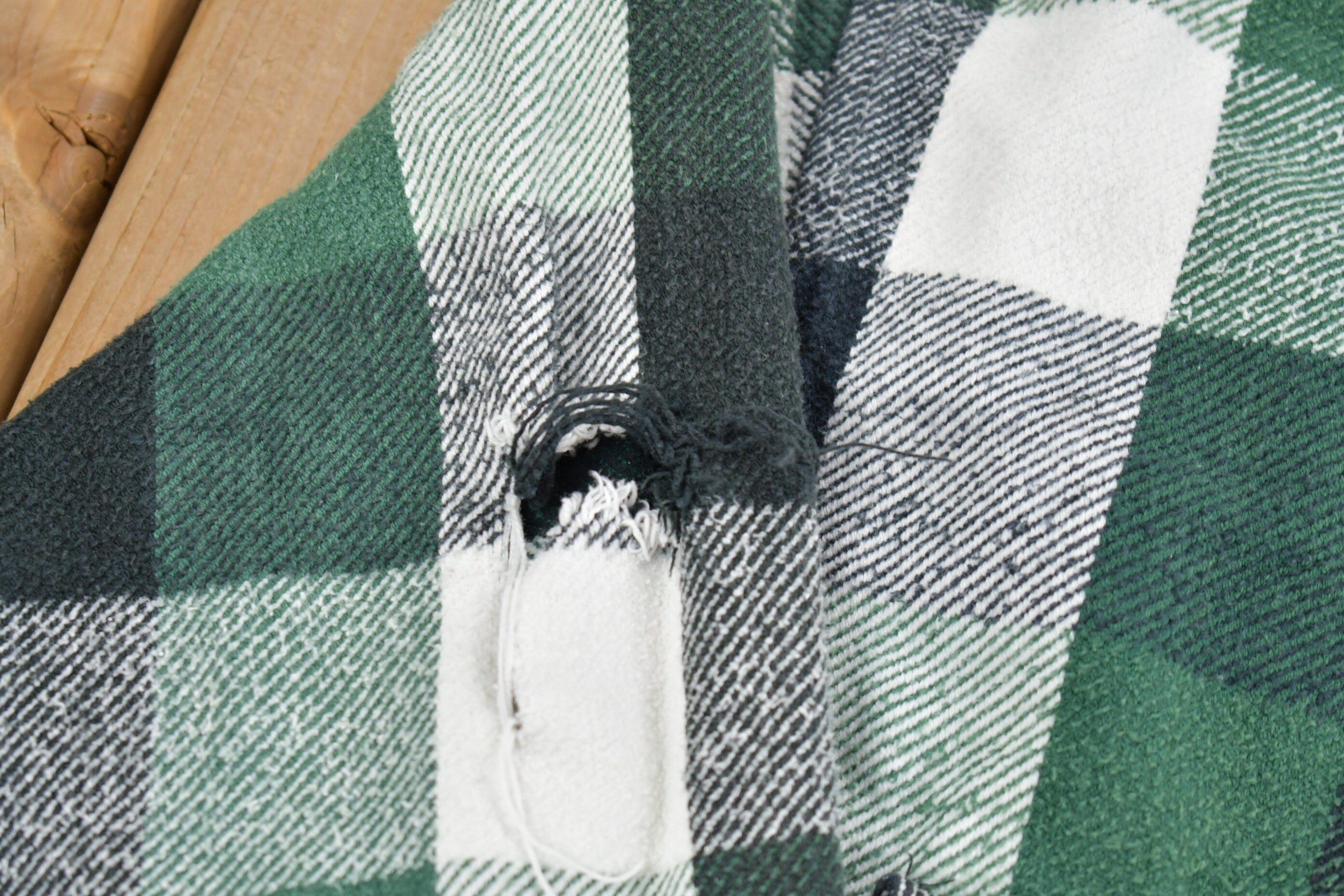 Vintage 1990s Moose Creek Plaid Flannel Button Up Shirt