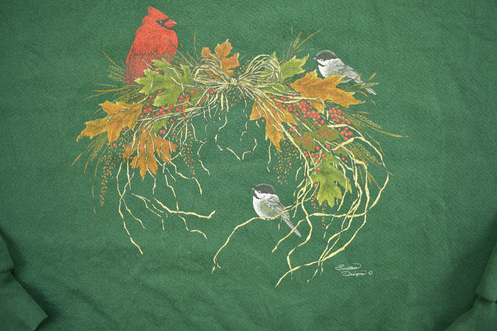 Vintage 1990s Cute Bird Themed Crewneck