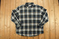 Vintage 1990s Carhartt Plaid Button Up Shirt