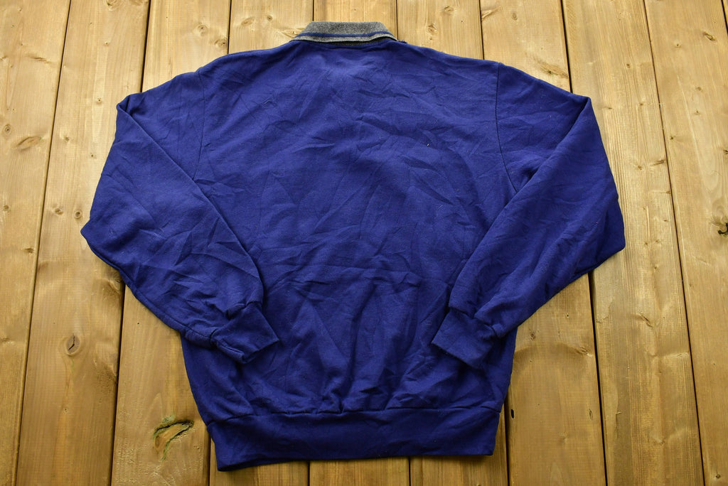 Vintage 90's Court Club Knitted Patch Sweater