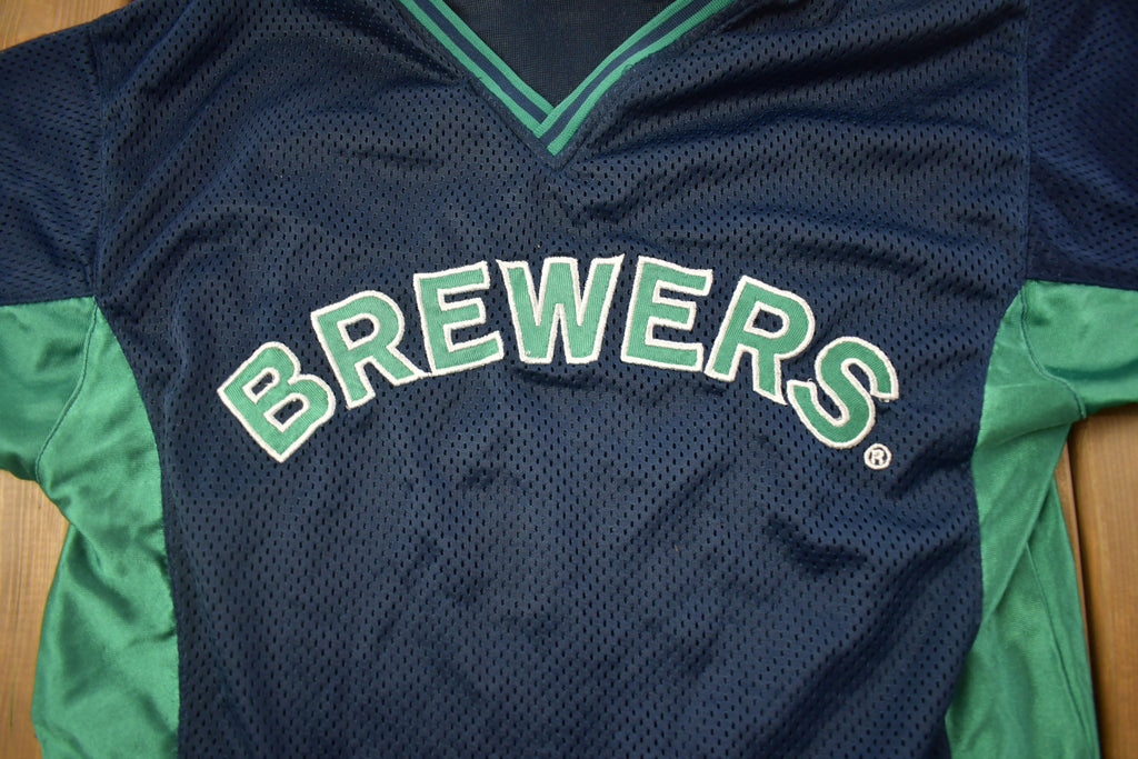 Vintage 1990s Kids Milwaukee Brewers MLB Graphic Jersey T-Shirt