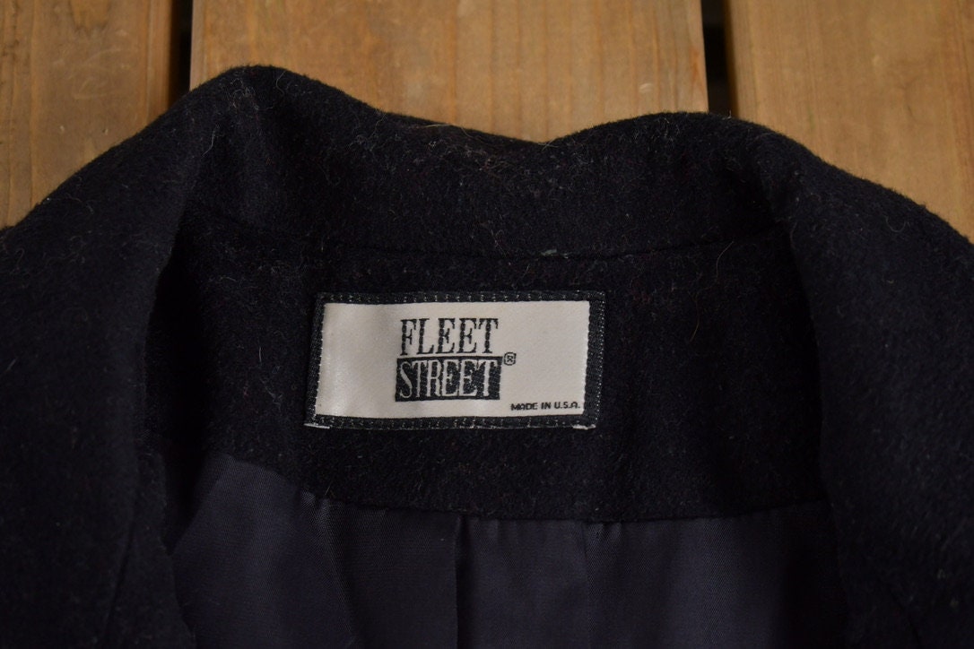 Vintage 1990s Fleet Street Pattern Wool Jacket