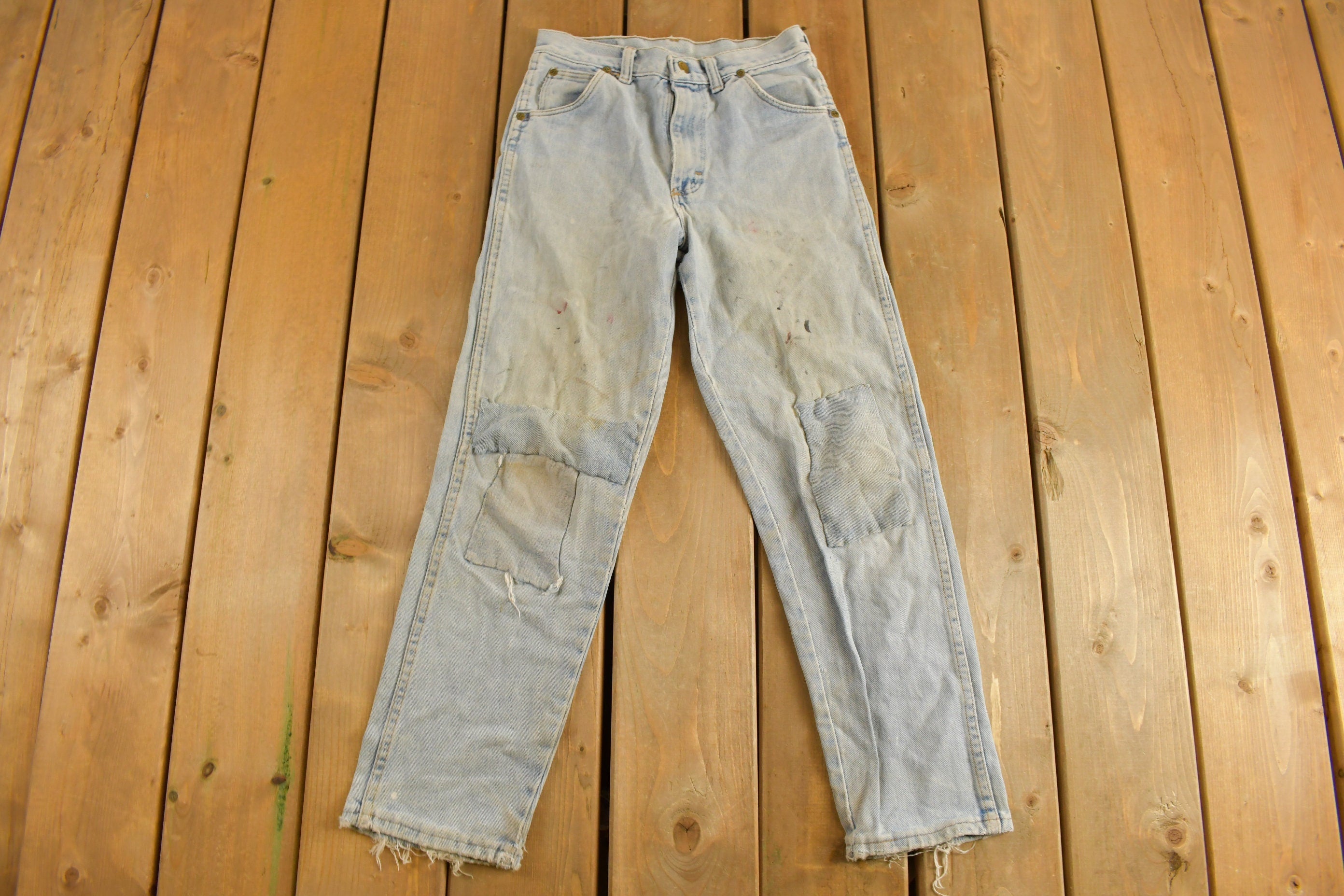 Vintage 1990s Youth Wrangler Light Wash Jeans Size 25 x 25