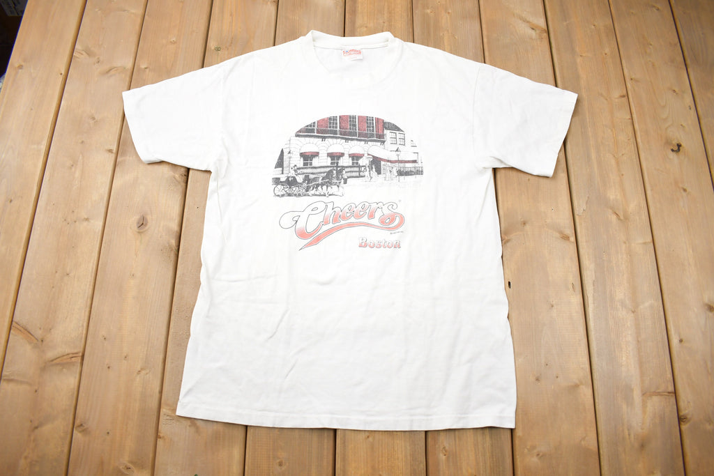 Vintage 1990s Cheers Boston Graphic T-Shirt