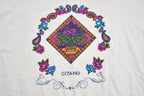Vintage 1980s Gitano Paisley Graphic Crewneck Sweatshirt /