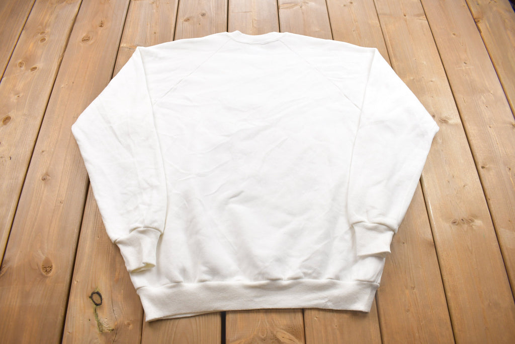 Vintage 1990s Jerzees Christmas Teddy Bear Crewneck Sweatshirt
