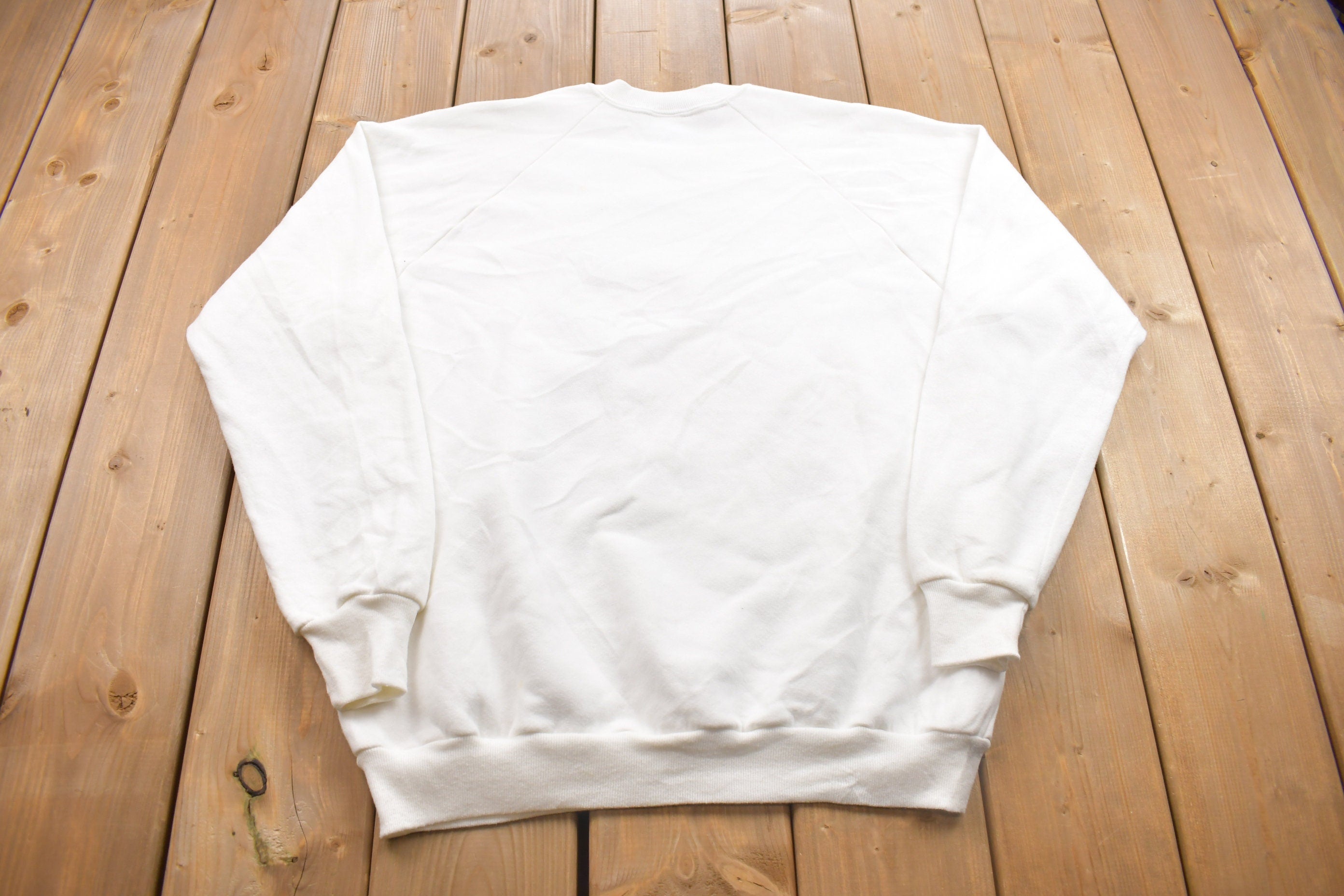 Vintage 1990s Jerzees Christmas Teddy Bear Crewneck Sweatshirt
