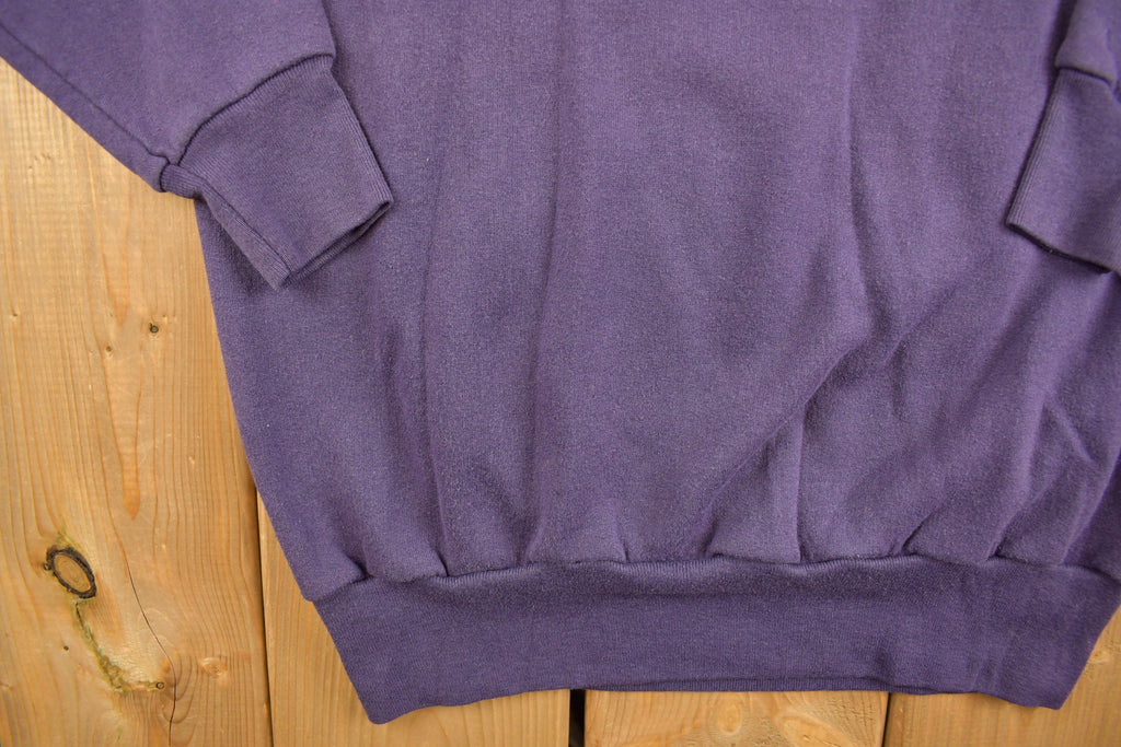 Vintage 1990s Heart Theme Embroidered Crewneck Sweater
