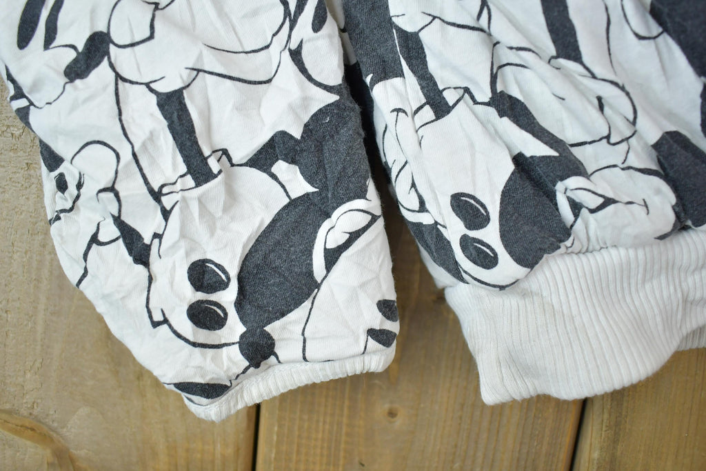 Vintage 1980s Mickey Mouse All Over Print Reversible Disney Crewneck