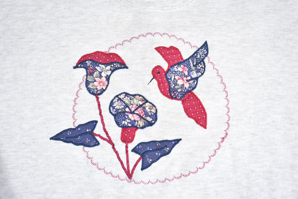 Vintage 1990s Cute Bird Theme Crewneck Sweater
