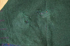 Vintage 1990s Oscar De La Renta Outdoorsman Deer Knit Crewneck Sweater Mens L