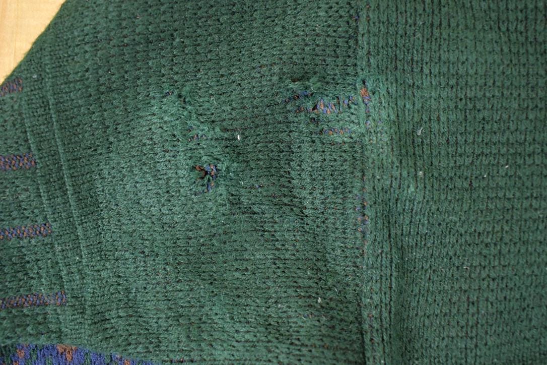 Vintage 1990s Oscar De La Renta Outdoorsman Deer Knit Crewneck Sweater Mens L / 90s Knitted Sweatshirt / Vintage Preppy Knits