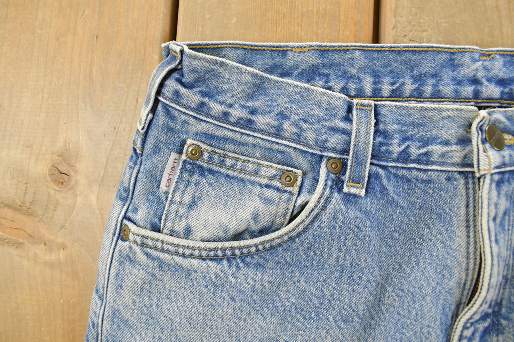 Vintage 2000s Carhartt Lined Denim Jeans Men's 33 x 25