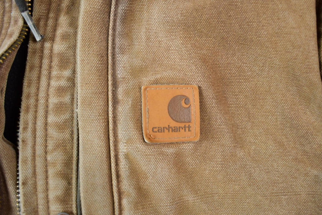Vintage 1990s Distressed Carhartt Blanket Lined Vest