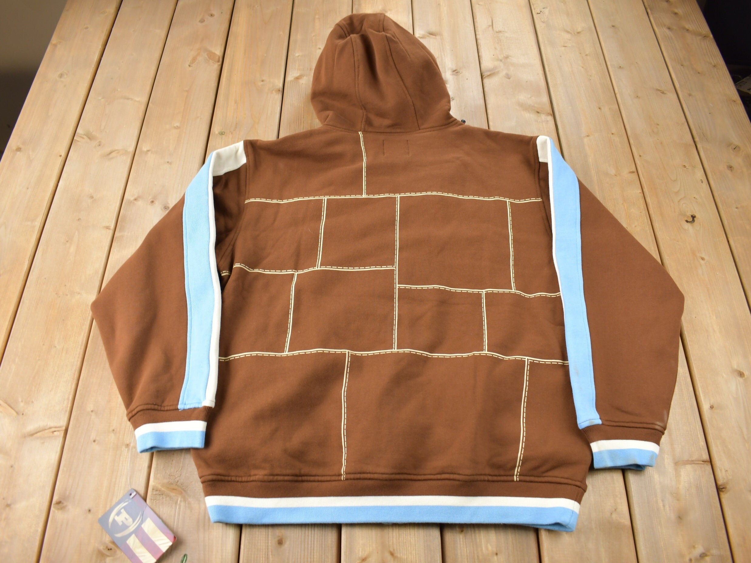 Vintage Deadstock Y2K Phat Farm Embroidered Patchwork Hoodie