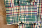 Vintage 1990s John Blair Plaid Flannel Button Up Shirt