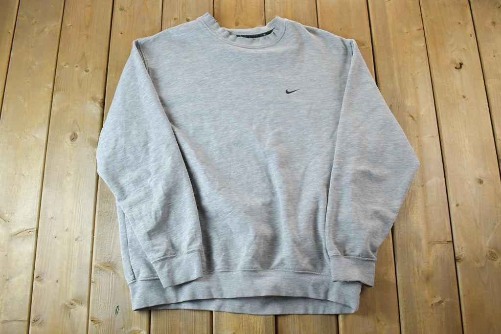 Vintage 1990s Nike Embroidered Mini Swoosh Crewneck Sweatshirt