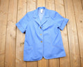 Vintage 1980s Graff Sky Blue Blazer