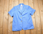 Vintage 1980s Graff Sky Blue Blazer