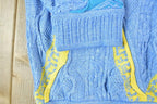 Vintage 1990s Coogi Cuggi 100% Cotton Abstract Pattern Crewneck Sweater Made In Australia 3D knit