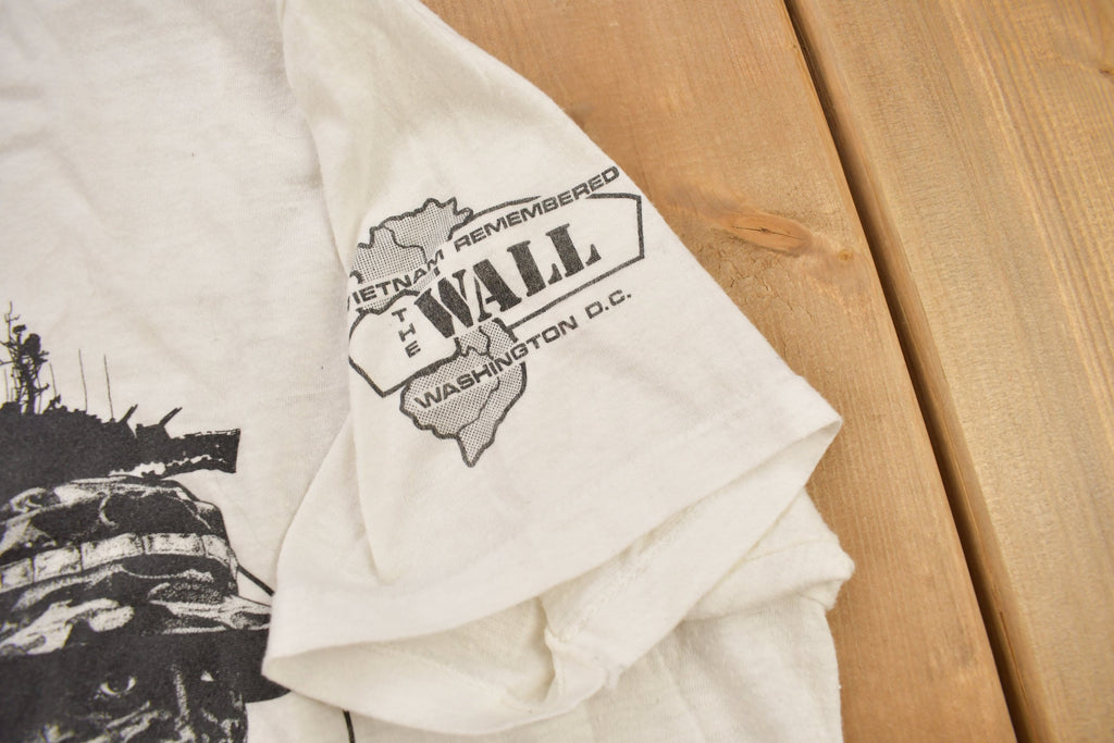 Vintage 1986 Vietnam Rememberance Graphic T Shirt