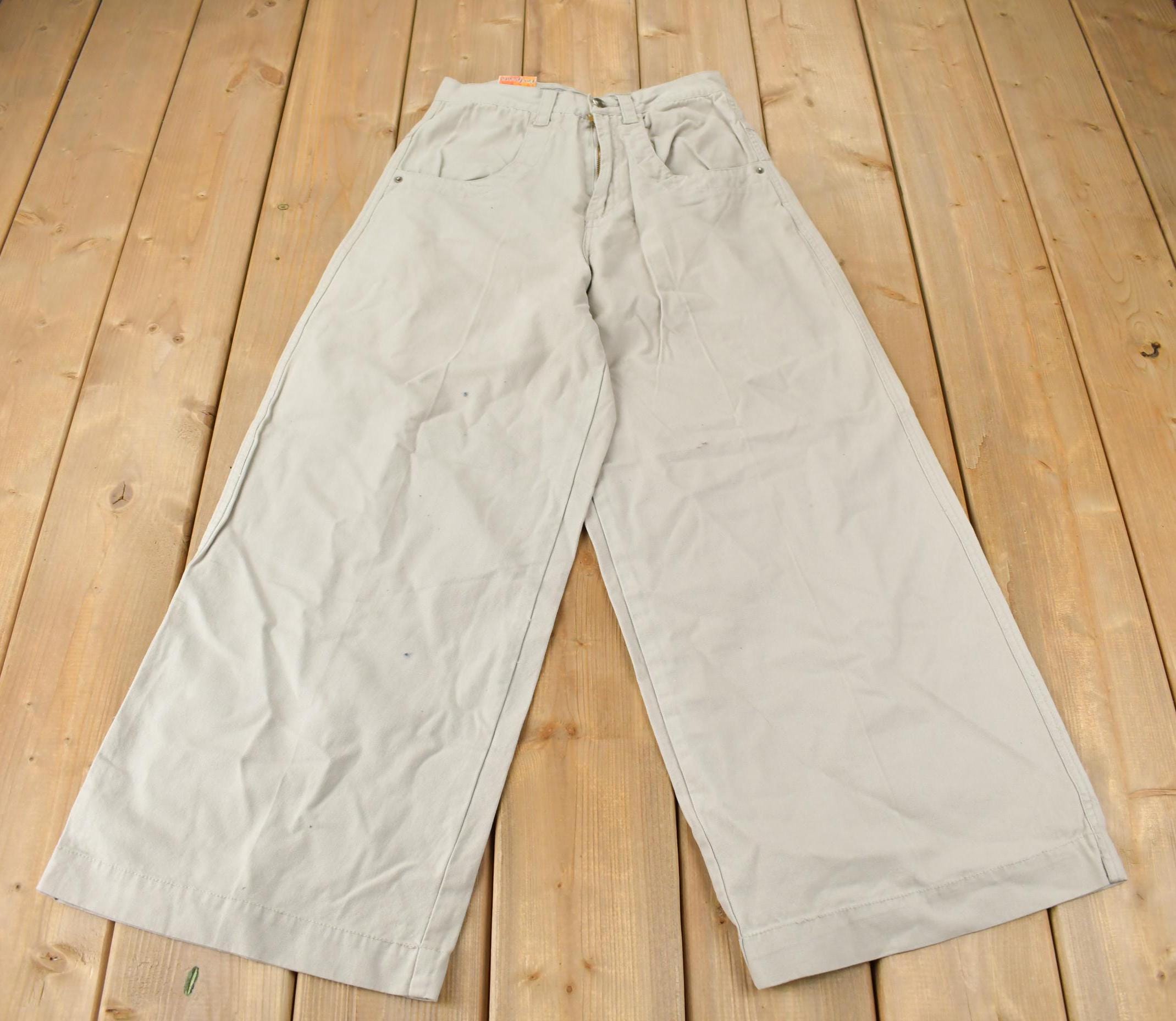 Vintage 1990s Deadstock Massive Wide Leg FUEL Jeans Cotton Pant Size 28 x 28