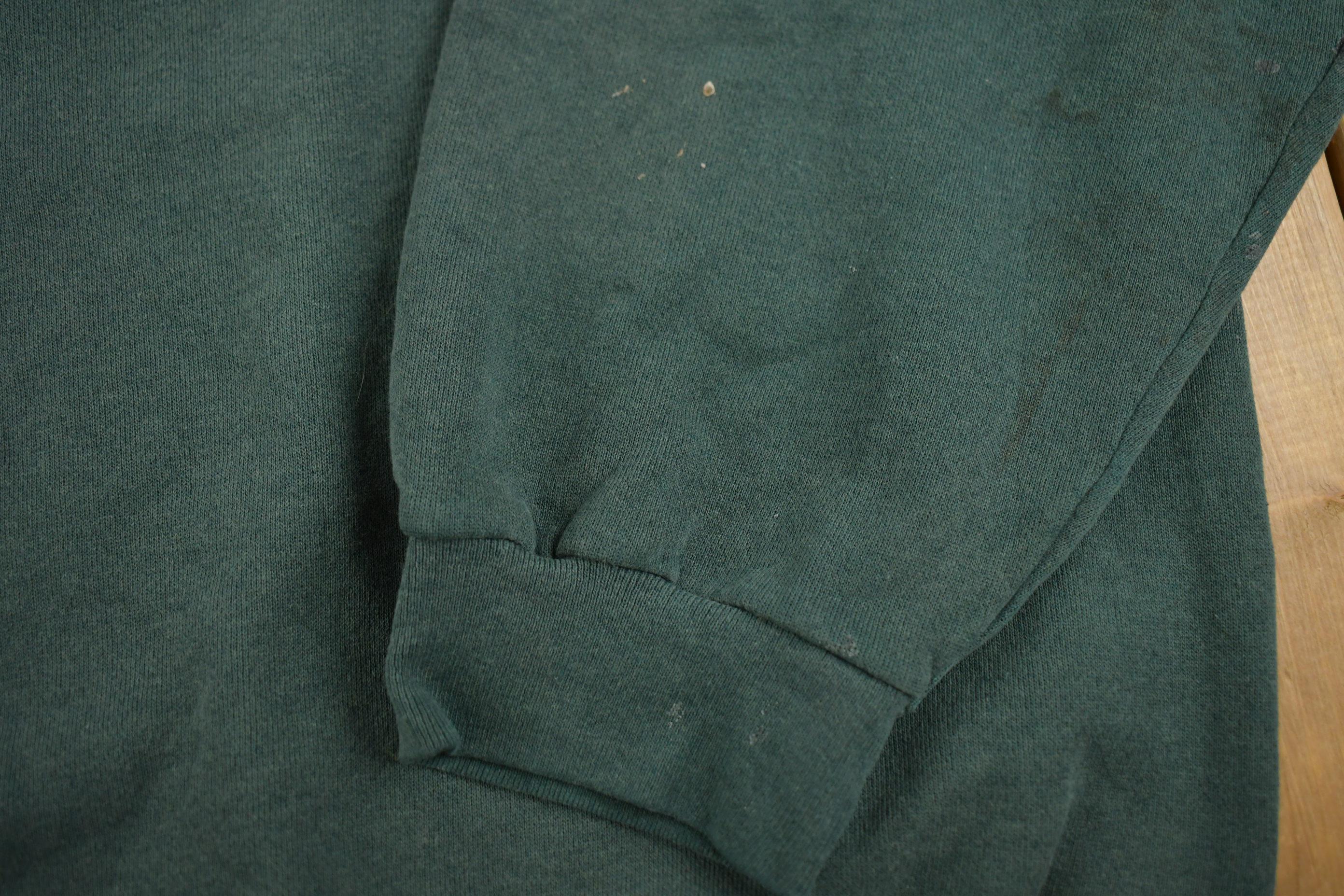Vintage 1990s Tultex Distressed Crewneck Sweatshirt Made In USA