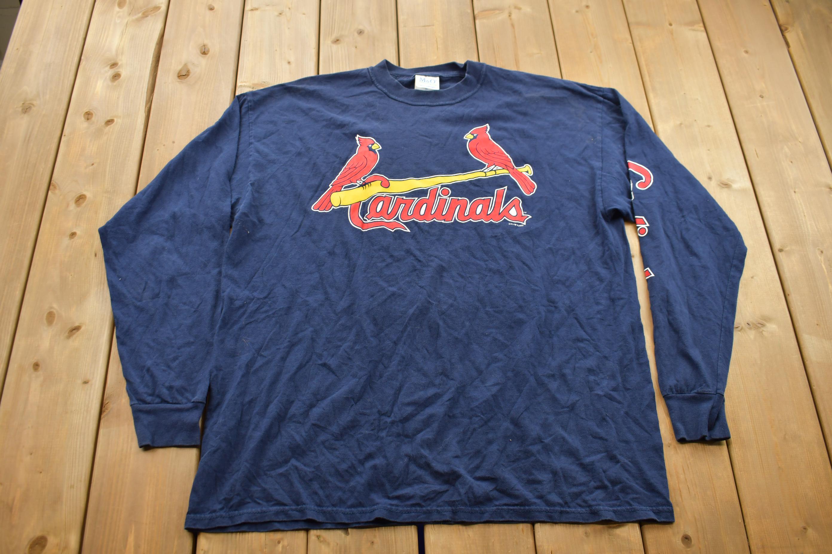 Vintage 2002 St Louis Cardinals MLB Graphic Long sleeve ShirtStreetwear