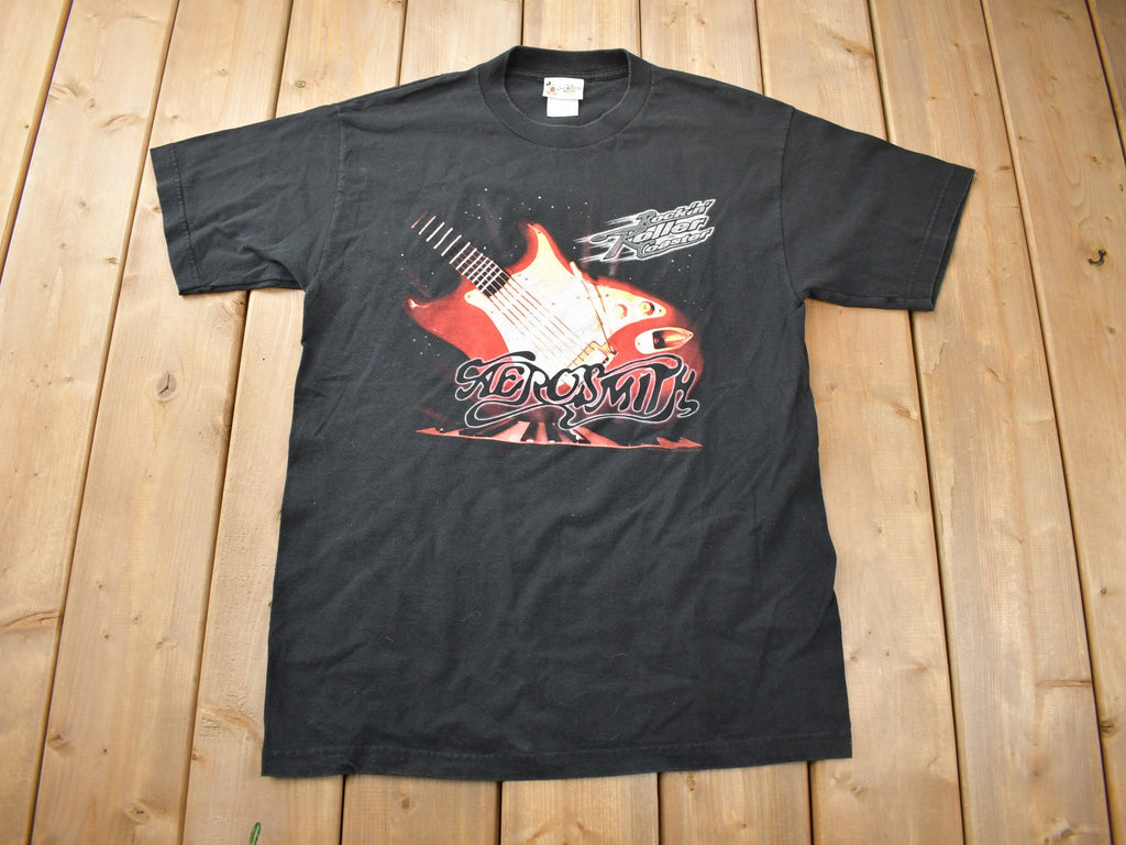 Vintage 199 Aerosmith Rockin Roller Coaster Walt Disney World T-Shirt