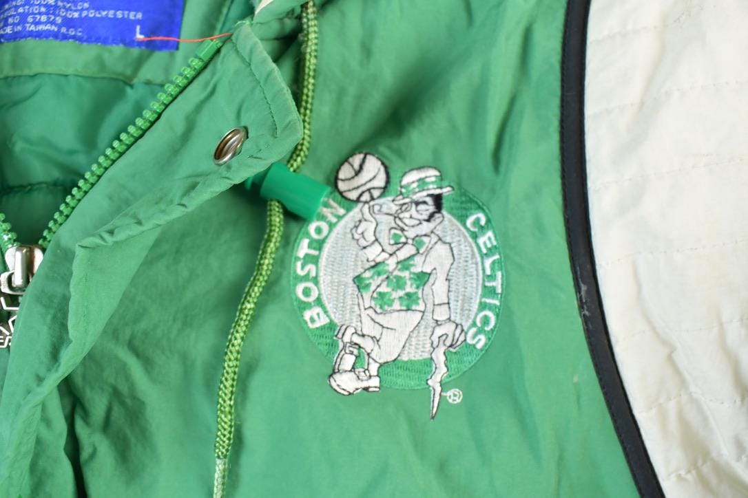 Vintage 1990s Starter Boston Celtics Full Zip NBA Basketball Jacket