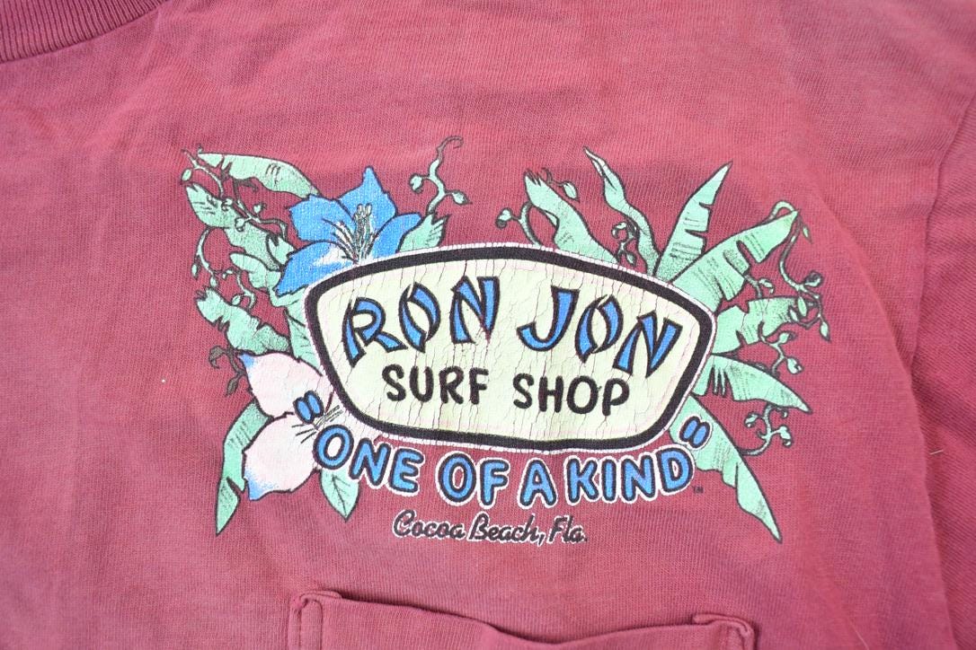 Vintage 1990s Ron Jon's Surf Shop Cocoa Beach Florida Souvenir T-Shirt