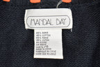 Vintage 1990s Mandal Bay Halloween Theme Knit Cardigan Vest