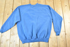 Vintage 1990s Hanes Her Way Blank Blue Crewneck Sweatshirt Womens L