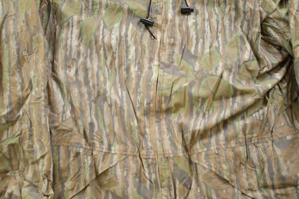 Vintage 1980s Realtree Camo Zip Up Windbreaker Jacket