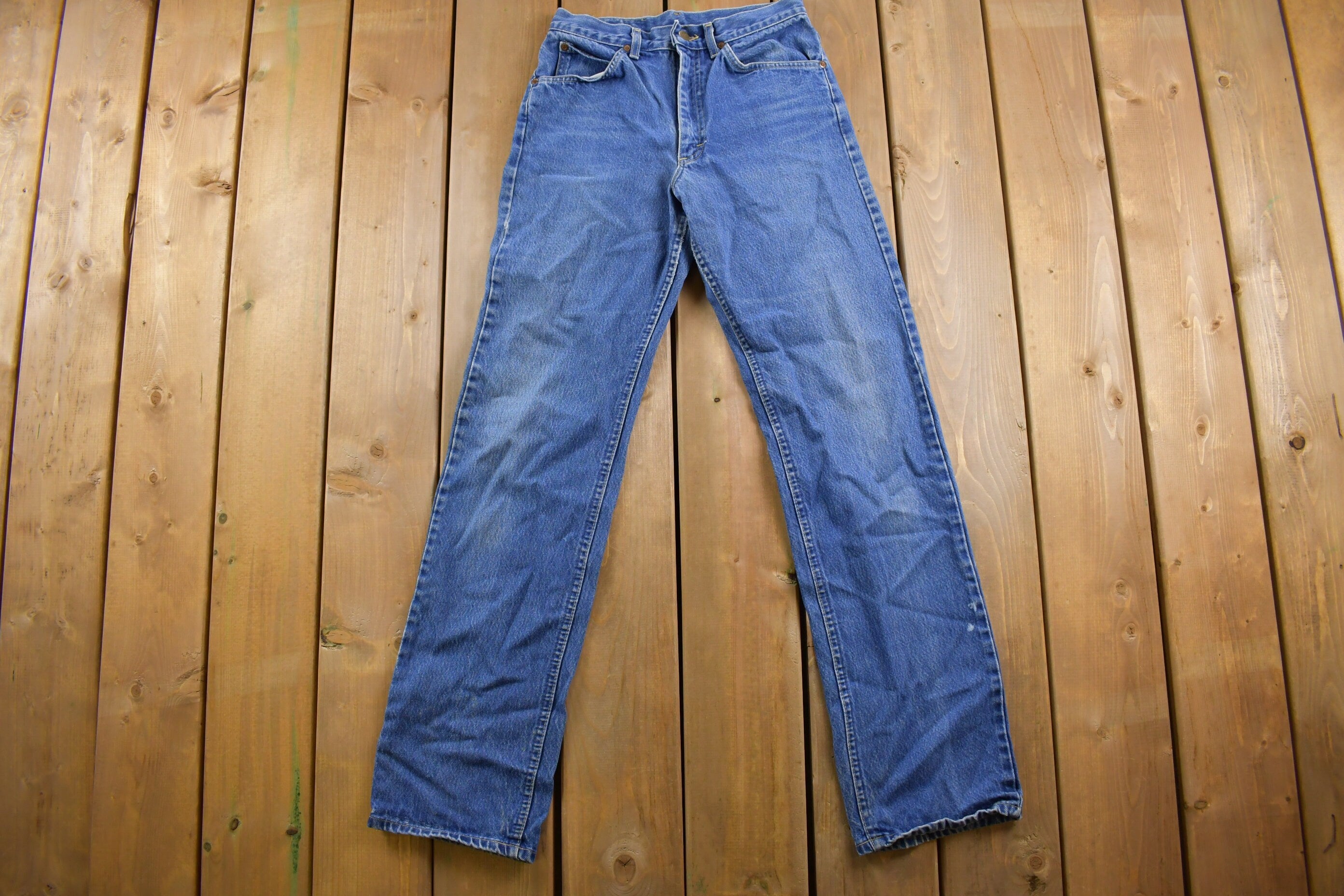 Vintage 1990s Lee Riders Blue Denim Jeans Size 26 x 32